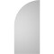 Ekena Millwork Quarter Round Top Right Surface Mount PVC Gable Vent w/ 2"W x 1-1/2"P Brickmould Frame, 20"W x 42"H GVPQR20X4202SN - alternate 5